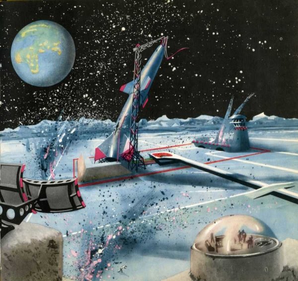 Советская Лунная база звезда Барминград