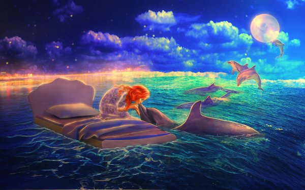 Спокойной ночи море