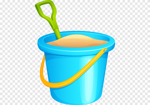 Песок в ведре для детей