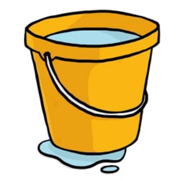 Ведро с водой для детей