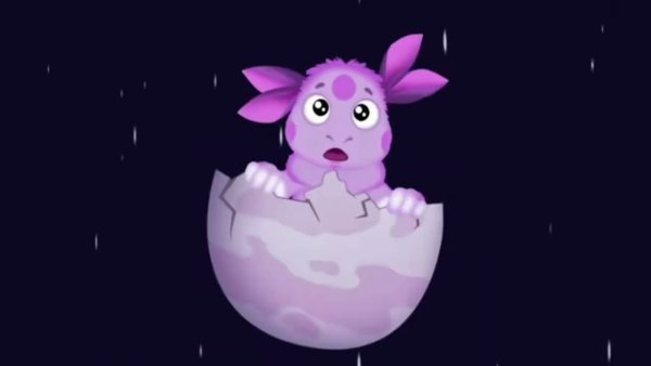 Лунтик падает