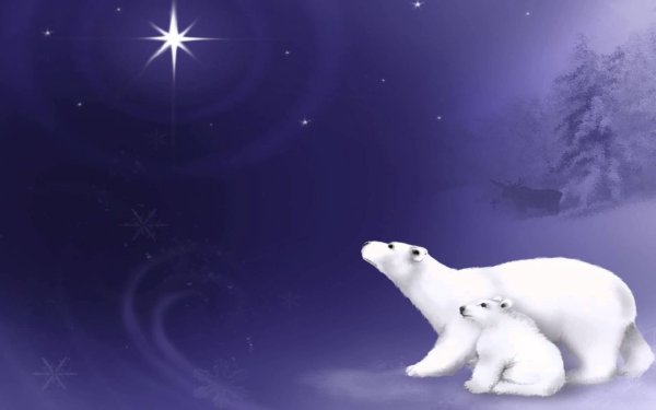 Белый медведь Умка