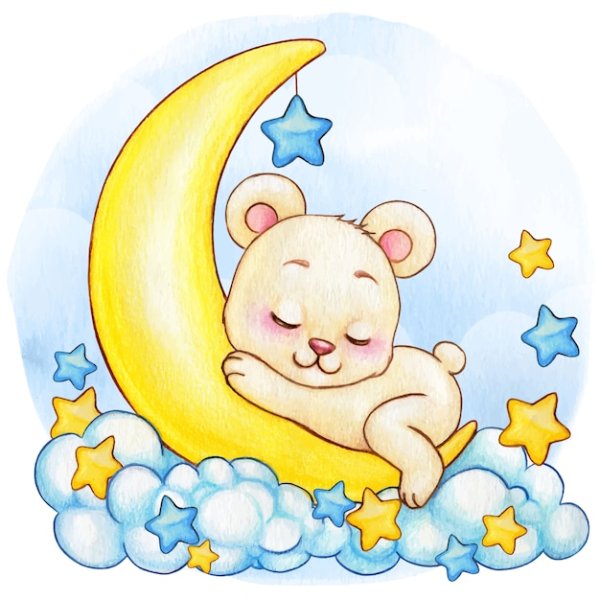 Мишка на Луне