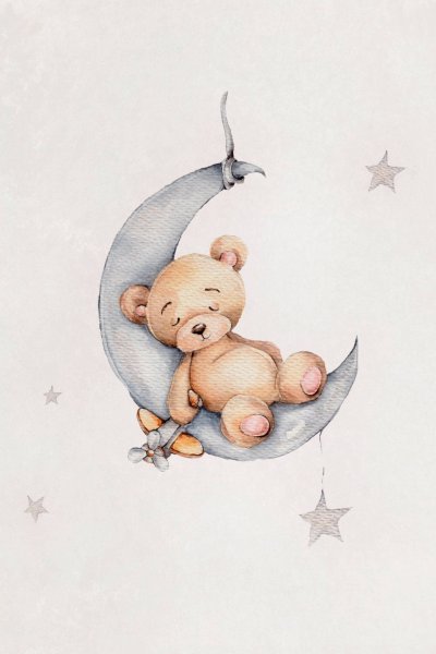 Медвежонок спит на Луне