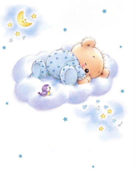 Медвежонок на облаке