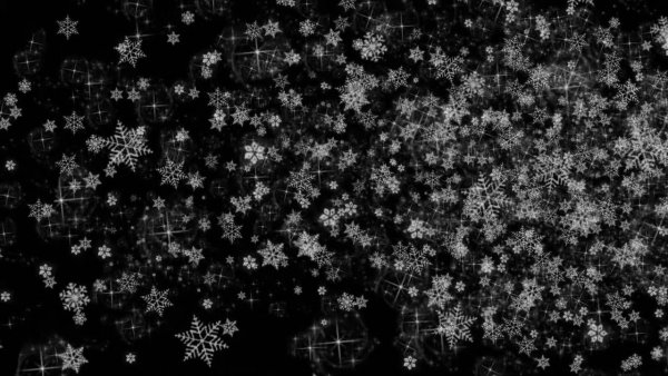 Снежинки эффект