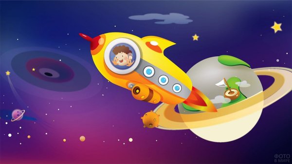 С днем космонавтики открытки