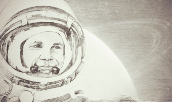 Космос картинки карандашом