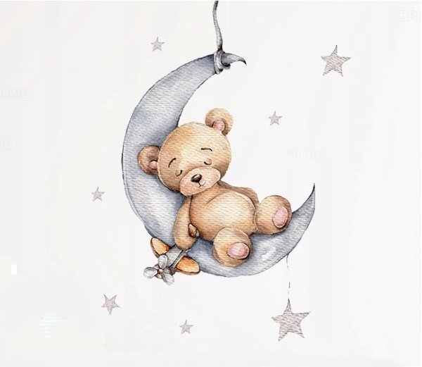 Медвежонок спит на Луне