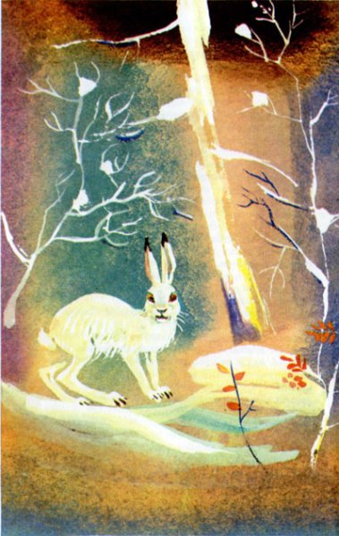 Снег и заяц бурятская сказка