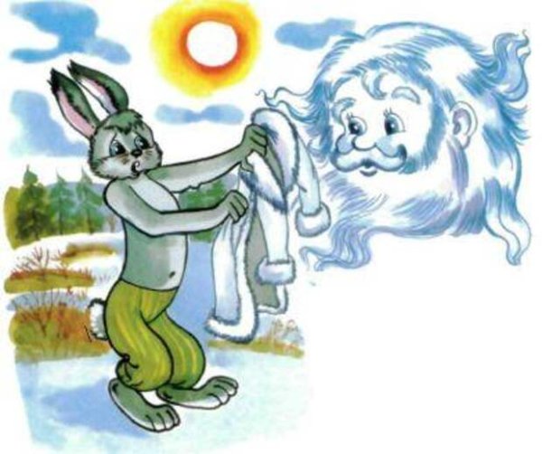 Мороз и заяц русская народная сказка