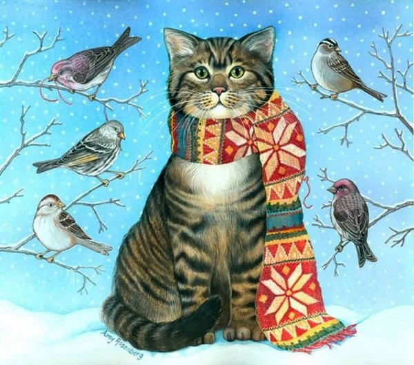 Кошка иллюстрация