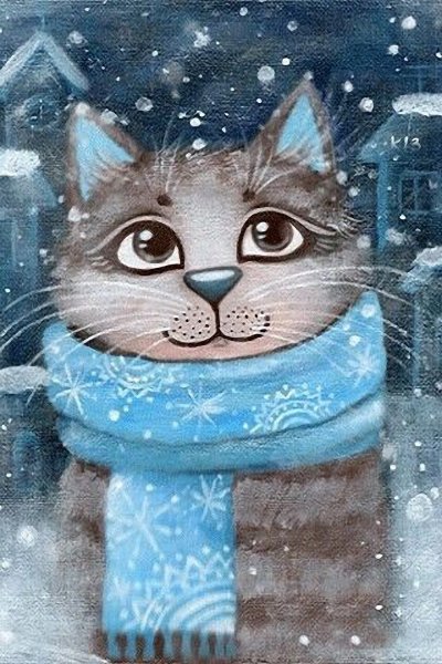 Милые зимние иллюстрации