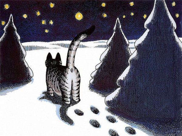 Бернард Клибан коты зима