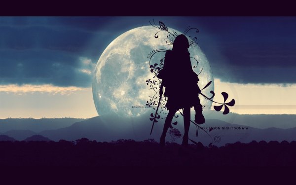 Танцующая ведьма под луной