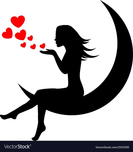 Трафарет девушки