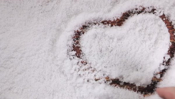 Коллаж легкий снег