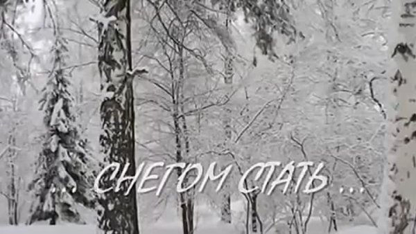 Снегом стать