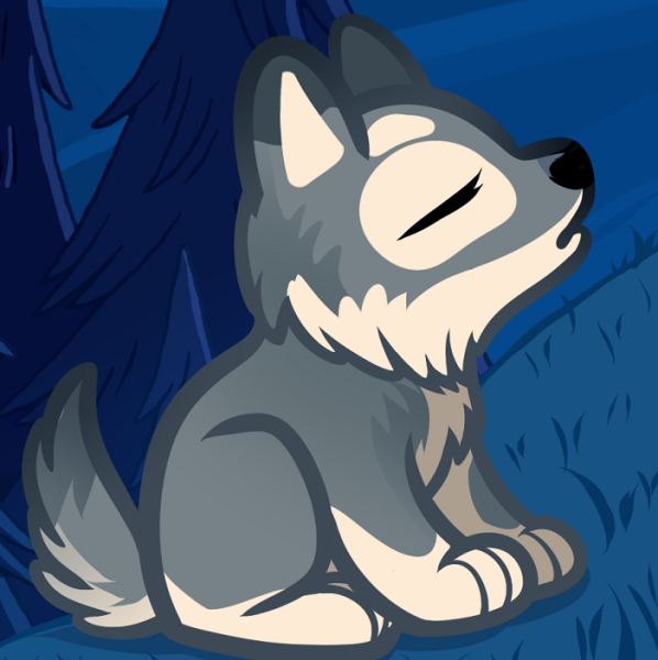 Мультяшные волки