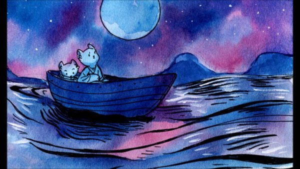 Рисунки для срисовки ночь