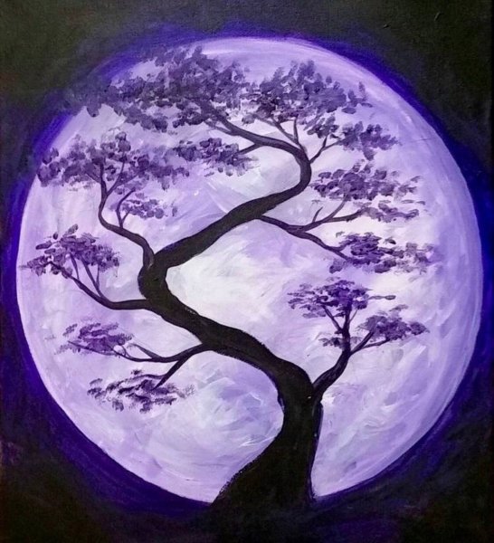 Лунное дерево картина