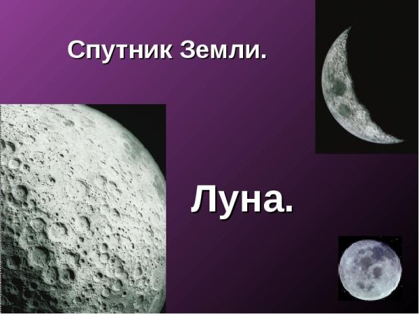 Луна Спутник земли