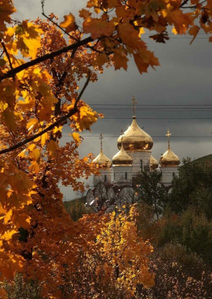 Золотая осень Нижний Новгород Церковь