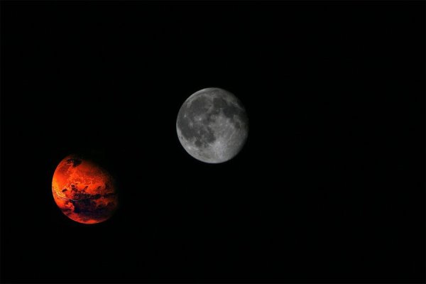 Земля Луна Марс