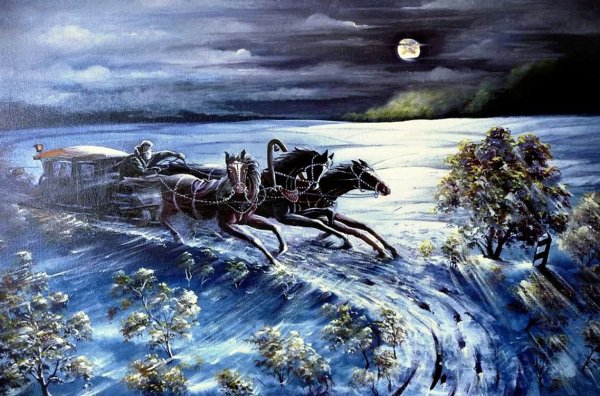 Марков Владимир Николаевич картина тройка