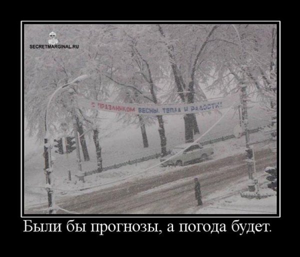 Приколы про весеннюю погоду