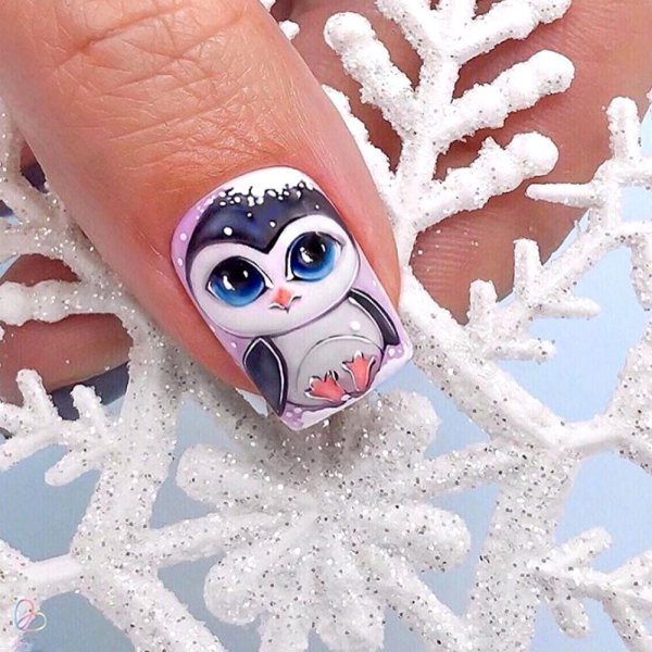 Новогодние ногти 2021