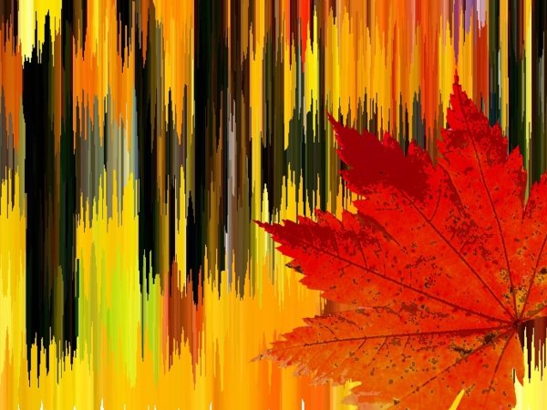 Абстракция на тему осень