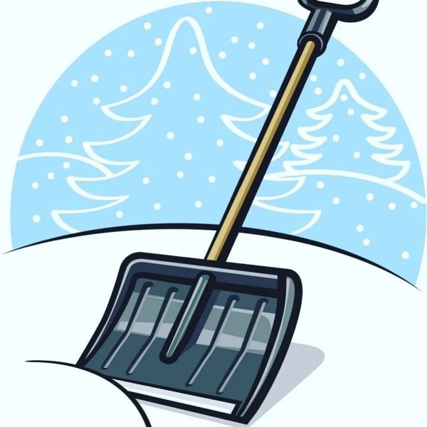 Эскиз лопаты для уборки снега