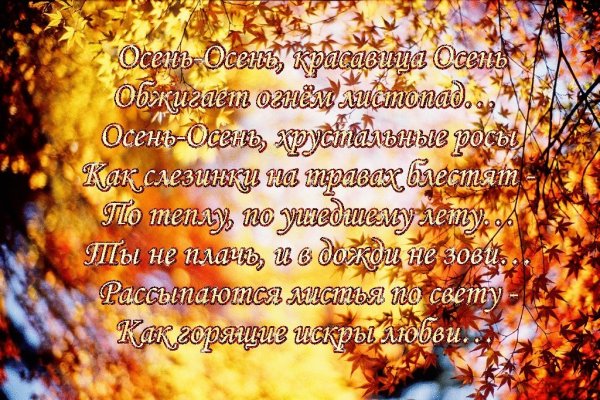 Стихи про осень красивые