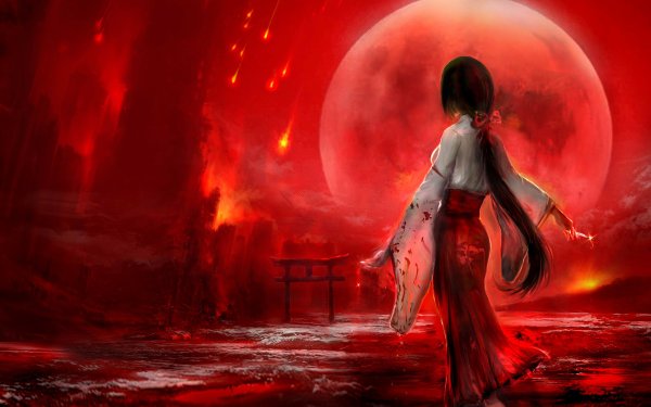 Кровавая Луна аниме