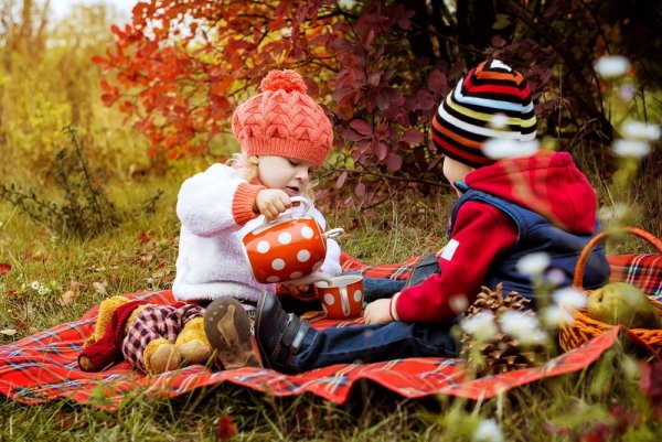 С добрым утром дети осень