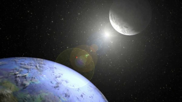 Планета земля и Луна