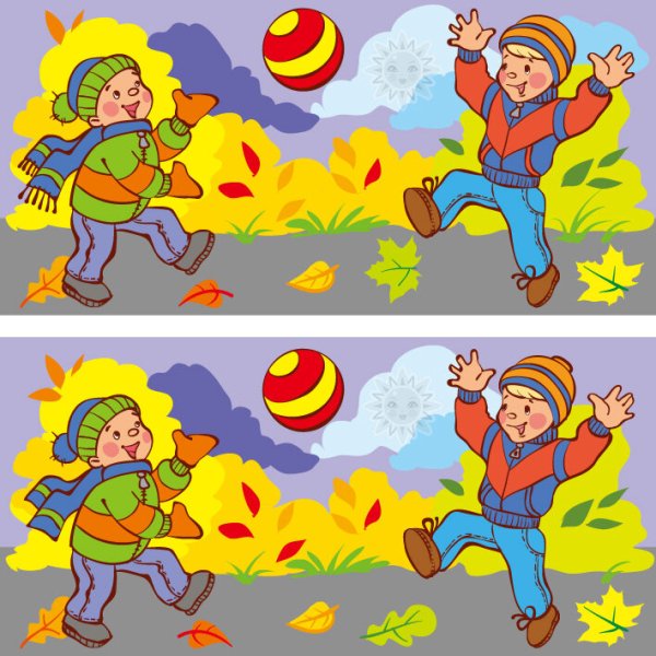 Осенние игры для дошкольников