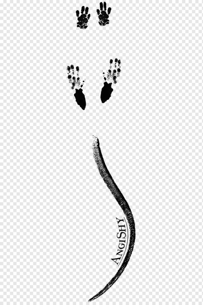 Отпечаток лапы крысы