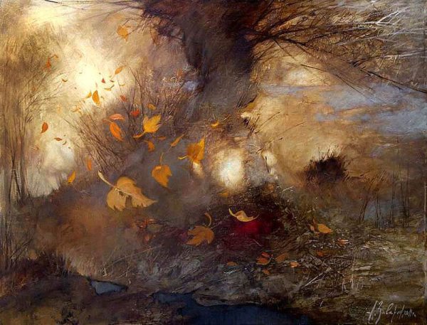 Александр Заварин художник осень