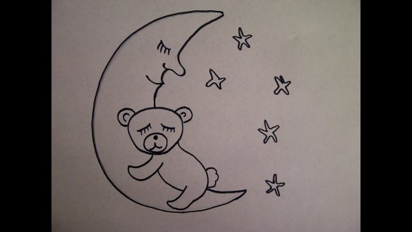 Сон рисунок легкий