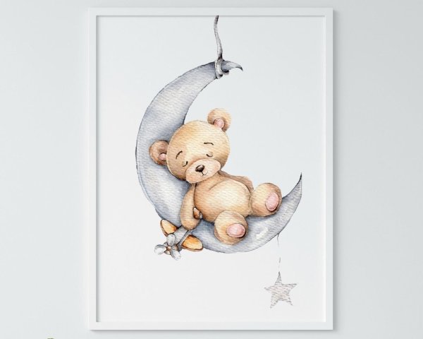 Медвежонок спит на Луне