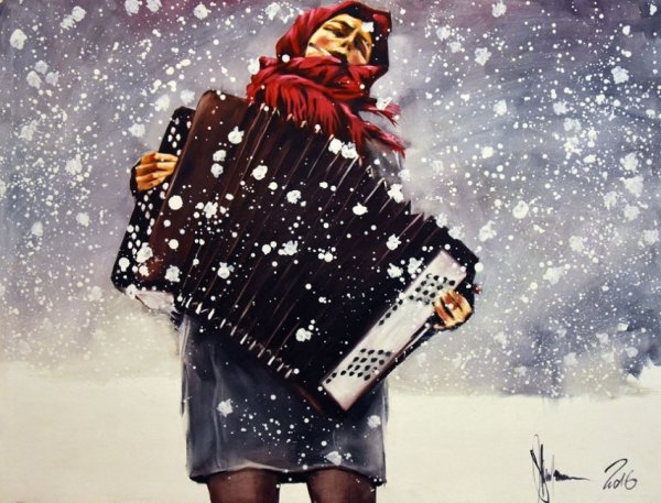 Снег снежок