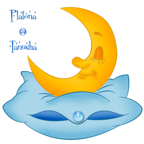 Месяц для детей на прозрачном фоне