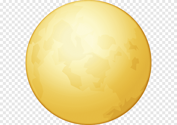 Луна на прозрачном фоне