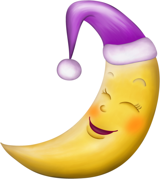 Месяц мультяшный