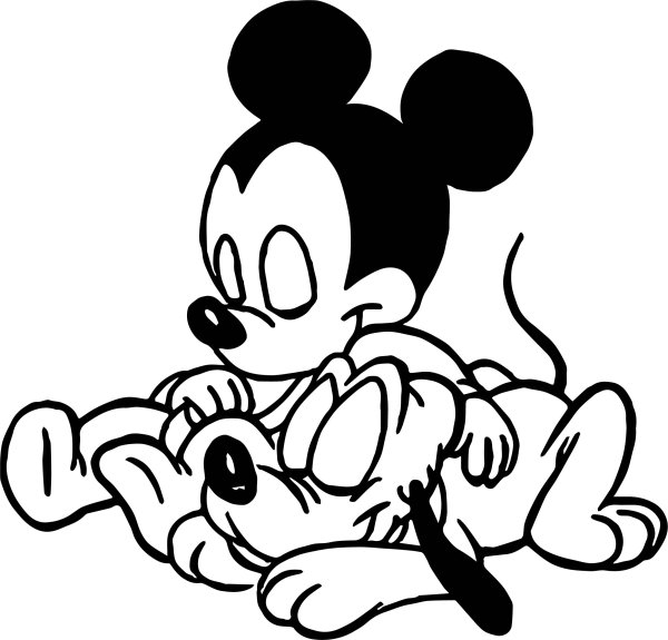 Микки Маус спит