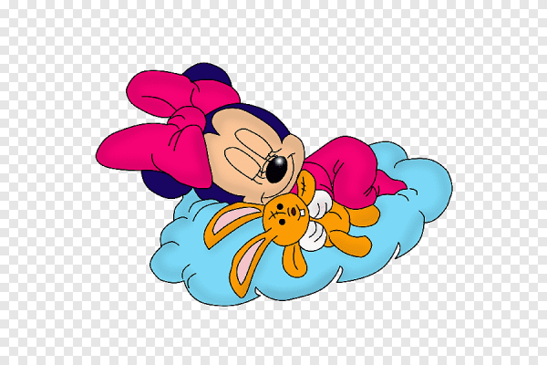 Минни Маус спит