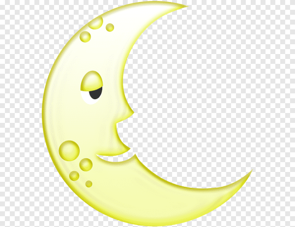 Луна на прозрачном фоне