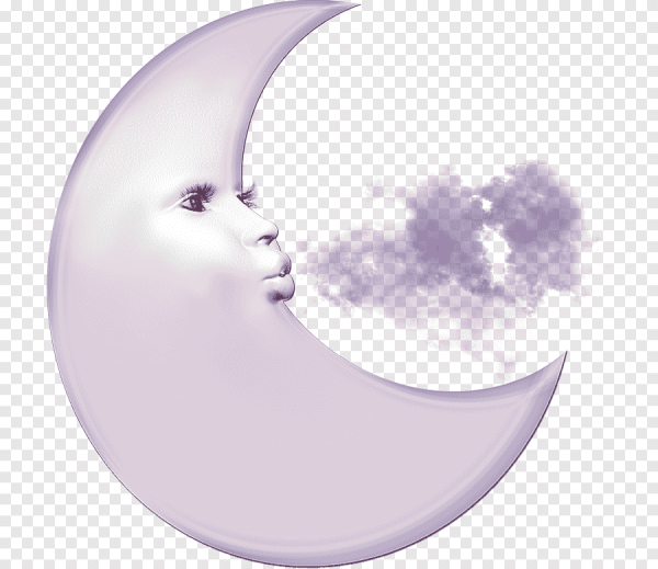 Месяц без фона для фотошопа